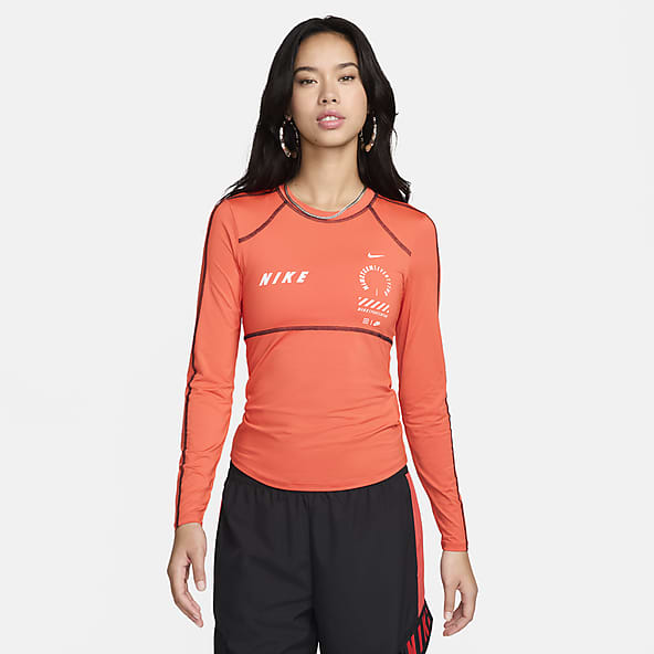 Nike red top womens hot sale